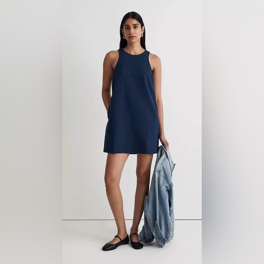 NWT MADEWELL Cutaway Tank Mini Dress M